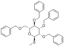 METHYLMERCAPTO-2,3,4,6-TETRA-O-BENZYL-D-MANNOPYRANOSIDE 구조식 이미지