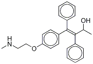 (E)-α-메틸-β-[[4-[2-(메틸아미노)에톡시]페닐]페닐메틸렌]벤젠에탄올 구조식 이미지
