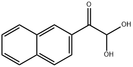 2-NAPHTHYLGLYOXAL HYDRATE Structure