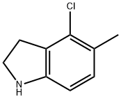 4-Chloro-5-methylindoline Structure