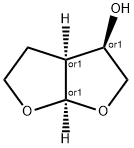 FURO[2,3-B]FURAN-3-OL, HEXAHYDRO-, (3R,3AS,6AR)-REL- 구조식 이미지