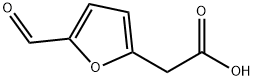 2-Furanacetic acid, 5-formyl- (9CI) Structure