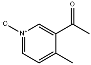 Ethanone, 1-(4-methyl-1-oxido-3-pyridinyl)- (9CI) 구조식 이미지