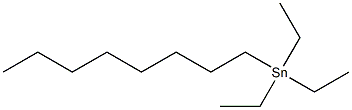 MONO-N-OCTYL TRIETHYLTIN Structure