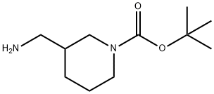 3-Aminomethyl-1-N-Boc-piperidine 구조식 이미지
