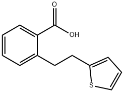 2-[2-(2-thienyl)ethyl]benzoic acid 구조식 이미지