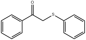 phenacyl phenyl sulfide Structure