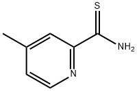 4-METHYLPYRIDINE-2-CARBOTHIOAMIDE Structure