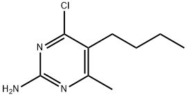 5-Butyl-4-chloro-6-methylpyrimidin-2-amine 구조식 이미지