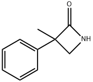 3-Methyl-3-phenylazetidin-2-one Structure