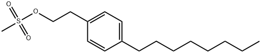 4-Octylphenethyl methanesulfonate 구조식 이미지