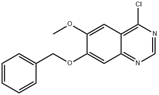 7-벤질옥시-4-클로로-6-메톡시퀴나졸린 구조식 이미지
