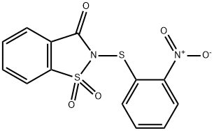 N-(2-NITROPHENYLTHIO)SACCHARIN, 95% Structure