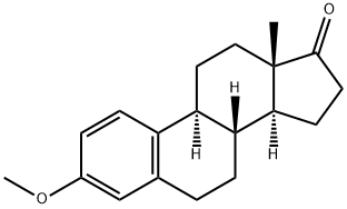 Estrone 3-methyl ether 구조식 이미지