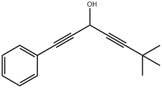 1-(1,1-diMethylethyl)-5-phenyl-1,4-pentadiyn-3-ol Structure