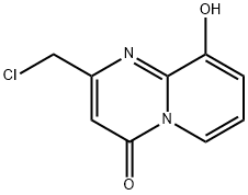 2-(Chloromethyl)-9-hydroxy-4H-pyrido[1,2-a]pyrimidin-4-one Structure