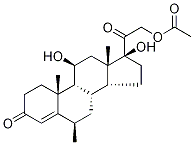 6α-메틸하이드로코르티손21-아세테이트 구조식 이미지