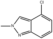 2H-INDAZOLE,4-클로로-2-메틸- 구조식 이미지