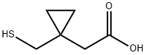 2-[1-(Mercaptomethyl)cyclopropyl]acetic acid 구조식 이미지