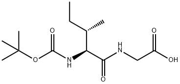 BOC-ILE-GLY-OH Structure