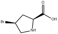 (2S,4S)-4-bromopyrrolidine-2-carboxylic acid Structure