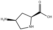 L-Proline, 4-amino-, cis- (9CI) 구조식 이미지