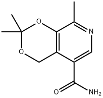 2,2,8-triMethyl-4H-[1,3]dioxino[4,5-c]pyridine-5-carboxaMide Structure