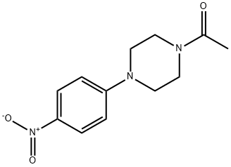 1-Acetyl-4-(4-nitrophenyl)piperazine Structure