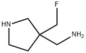 (3-(FLUOROMETHYL)PYRROLIDIN-3-YL)METHANAMINE Structure