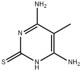 2(1H)-Pyrimidinethione,  4,6-diamino-5-methyl- Structure
