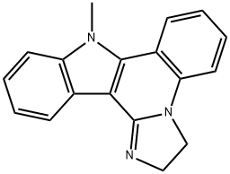 2,9-Dihydro-9-methyl-3H-imidazo[1,2-a]indolo[3,2-c]quinoline Structure