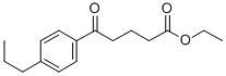 ETHYL 5-(4-N-PROPYLPHENYL)-5-OXOVALERATE Structure