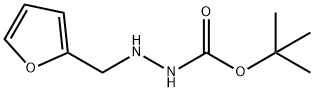 히드라진카르복실산,2-(2-푸라닐메틸)-,1,1-디메틸에틸에스테르(9CI) 구조식 이미지