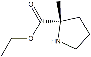 Proline, 2-methyl-, ethyl ester, DL- (8CI) Structure