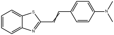 4-[2-(2-benzothiazol-2-yl)vinyl]-N,N-dimethylaniline 구조식 이미지