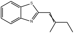 Benzothiazole, 2-(2-methyl-1-butenyl)- (7CI,9CI) Structure