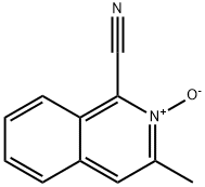 1-시아노-3-메틸이소퀴놀린2-옥사이드 구조식 이미지