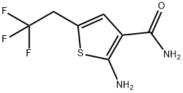 2-Amino-5-(2,2,2-trifluoroethyl)-thiophene-3-carboxamide Structure