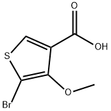 5-BROMO-4-METHOXYTHIOPHENE-3-CARBOXYLIC ACID Structure