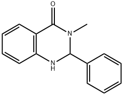 1,2-Dihydro-2-phenyl-3-methylquinazoline-4(3H)-one 구조식 이미지