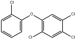 2,2',4,5-테트라클로로디페닐에테르 구조식 이미지