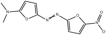 2-Furanamine,  N,N-dimethyl-5-[(5-nitro-2-furanyl)azo]-  (9CI) 구조식 이미지