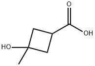 3-hydroxy-3-Methylcyclobutanecarboxylic acid Structure