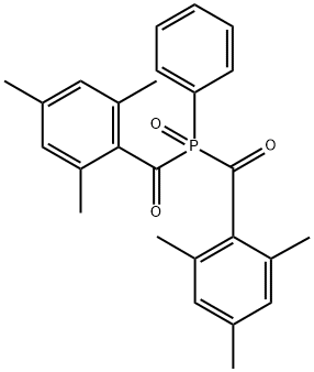 메타논, 1,1'-(페닐포스핀일리덴)비스[1-(2,4,6-트라이메틸페닐)- 구조식 이미지