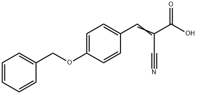 4-BENZYLOXY-ALPHA-CYANOCINNAMIC ACID Structure