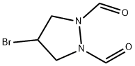 4-Bromo-1,2-pyrazolidinedicarboxaldehyde Structure