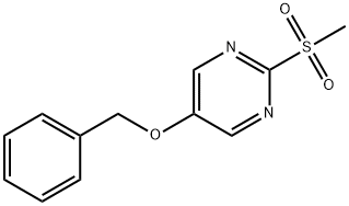 5-벤질옥시-2-메틸설포닐피리미딘 구조식 이미지