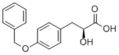 (S)-3-(4'-벤질록시페닐)-2-하이드록시-프로피온산 구조식 이미지