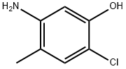 p-Cresol,  5-amino-2-chloro-  (8CI) Structure