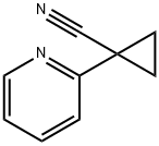 시클로프로판카르보니트릴,1-(2-피리디닐)-(9CI) 구조식 이미지